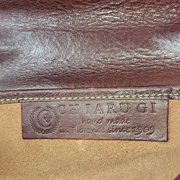 CHIARUGI Genuine Leather Men's Messenger Crossbody Bag - Picture 14 of 14